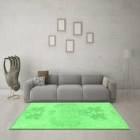 Moderni tepisi br apstraktni smaragdno zeleni, kvadratni 5 stopa