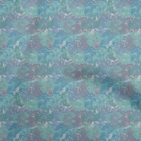 Jednobojni pamučni Poplin keper u sivoj boji, tkanina s printom jesensko lišće , tkanina širine dvorišta