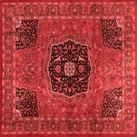 Tradicionalni pravokutni perzijski tepisi u crvenoj boji za prostore tvrtke, 3' 5'