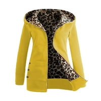 Kardigan za žene, rasprodaja, Modni Ženski topli kaput, zimska Leopard gornja odjeća s dugim rukavima, jakna s