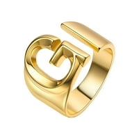 Ženski modni prsten u paru s otvorenim slovima, nakit, obiteljski pokloni za djevojčice na rasprodaji