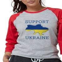 Cafepress - Podrška Ukrajini - ženska bejzbol majica