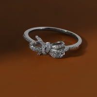 Imperial 1 6CT TDW Diamond 10Kwhite Gold čvor prsten