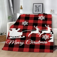 Deka božićne deke mekana deka-pokrivač za sofu