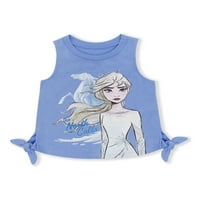 4 - Elsa majica s kratkim rukavima s printom, Komplet odjeće od 2 komada