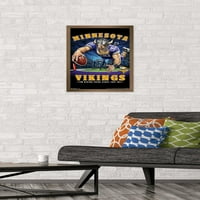Minnesota Vikings - Zidni plakat krajnje zone, 14.725 22.375
