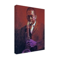 Zaštitni znak likovna umjetnost 'Coltrane' platno umjetnost Davida Lloyda Glovera
