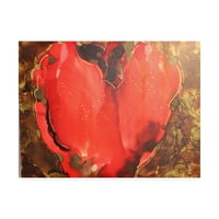 Zaštitni znak likovna umjetnost 'Big Heart' platno umjetnost Michelle McCullough