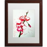 Zaštitni znak likovna umjetnost Spring Bloom Copy Canvas Art by Wendra, White Matte, Wood Frame