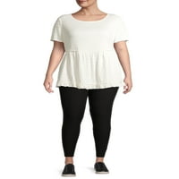 Ženske tajice s printom & Plus size Set