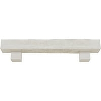 Ekena Millwork 6 H 8 d 60 w grubo pilane drveni kamin Mantel Kit W alamo Corbels, tvornički prepun