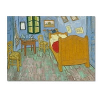 Zaštitni znak likovna umjetnost 'Spavaća soba' platno umjetnost Van Gogh