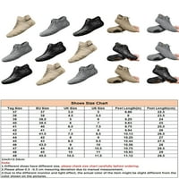 Modne muške čizme ravne čizme Od PU kože na vezanje muške neklizajuće Ležerne cipele za ručni vez Crna 9,5