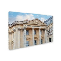 Zaštitni znak likovne umjetnosti 'Palača Versailles I' Canvas Art by Cora Niele