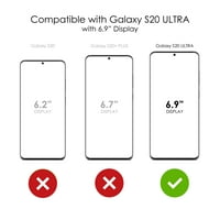 Različiti slučaj za Samsung Galaxy S Ultra - Prilagođeni ultra tanki tanki crni plastični poklopac - sivo bijelo