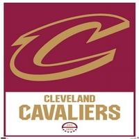 Cleveland Cavaliers - plakat s logotipom na zidu, 14.725 22.375