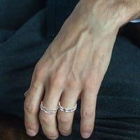 Yinguo muški modni prsten kreativni poklon za otvaranje prstena djevojke ring seniorski prsten za prst podesiva