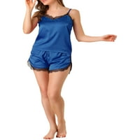 Jedinstvene ponude ženske satenske kamisole čipke cami kratke hlače pidžame setovi za spavanje