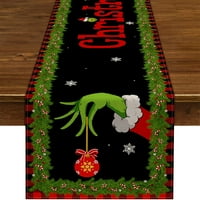 Stolna staza za zimske vilenjake Božićni ukras za kućnu kuhinju blagovaonica unutarnji dekor