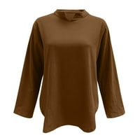 Ženski Gornji dijelovi Plus veličine, ženske košulje Dugih rukava, cvjetna tunika s izrezom, bluze, Gornji dijelovi