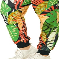Jedinstvene ponude ženske plus cvjetne elastične struke Activewear Jogger Pant
