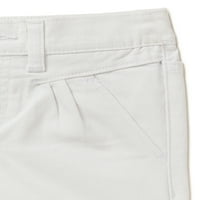 Wonder Nation Girls Pleadene traper kratke hlače, veličine 4- & Plus