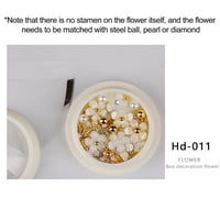 Naljepnice za nokte umjetnički sudoper cvijet nakit lak za smolu