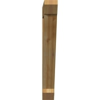 Ekena Millwork 4 W 28 D 32 H Tradicionalna sloj grubo pilana nosača, zapadnjački crveni cedar