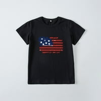 Majice s američkom zastavom za malu djecu, majice s grafičkim printom za dječake i djevojčice od 3 inča, novo,