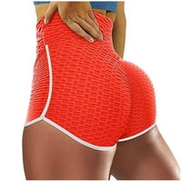 Ženske joge kratke hlače bešavne vježbe visokog struka kontrola trbuha teksturirane guzice za dizanje atletske