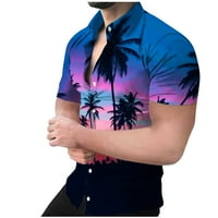 Havajske majice s printom slatke ribe, Muške majice s printom