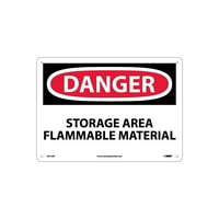 Nacionalni marker opasnosti za skladištenje zapaljivog materijala. Aluminij d615ab