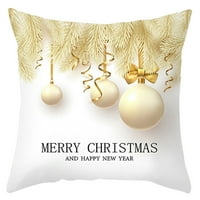 Božićna navlaka za jastuke za božićne božićne ukrase za dom Božićni ukrasi poklon jastučnica za božićne ukrase