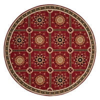 Cvjetni geometrijski tepih koji se lako čisti, svijetloplava, tamnoplava, 3' 5'