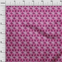 Jednobojna rajonska šifonska tkanina s cvjetnim printom širine dvorišta