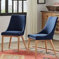 Blagovaonska stolica od 2 komada, Krepuskularno Plava