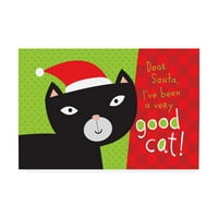 Zaštitni znak likovna umjetnost 'Pet Life Cat 2' platno umjetnost Holli Conger