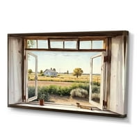 DesignArt prozor do krajobraznog prikaza I platna zidna umjetnost