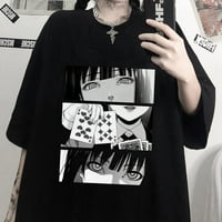 Anime ženska muška majica anime japanska manga Poker majica 92 inch retro gotička Majica kratkih rukava crtani