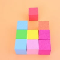 Šareni blok kocke dizajn Blok Modela spužvasta kocka vodič za učenje o čvrstoj geometriji alati za učenje djece