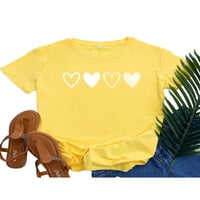 Ljetni vrhovi za žene, puloveri s okruglim vratom i kratkim rukavima, Ležerne majice za plažu