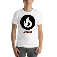 Annada Fire Style Style Pamuk majica s nedefiniranim darovima