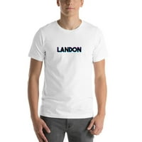 Tri Color Landon Short Shothuve Pamul Majica prema nedefiniranim darovima