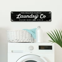 Laundry Co. Personalizirani limeni znak