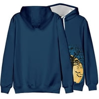 Muški puloveri Plus veličine, veleprodaja, Casual majica s okruglim vratom, tiskani puloveri, vrhovi dugih rukava