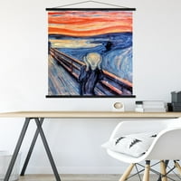 Zidni plakat Edvarda Muncha Scream u magnetskom okviru, 22.375 34