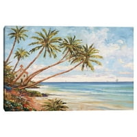 Seaside Vista by John Zaccheo Canvas Art Print
