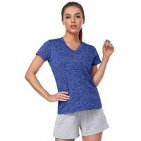 Ženske majice labave fit bluze za čvrste boje dnevno labave majice majice