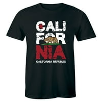 Kalifornija Kalifornijska republika država medvjeda zastava Kalifornijska majica Cali Cali