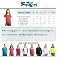 Shop4ver Women's Isus Cross Kursive Script Mala grafička majica velika crvena